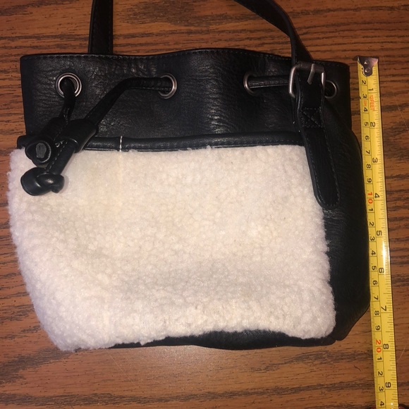 American Eagle Sherpa Faux Leather Crossbody - Picture 11 of 12